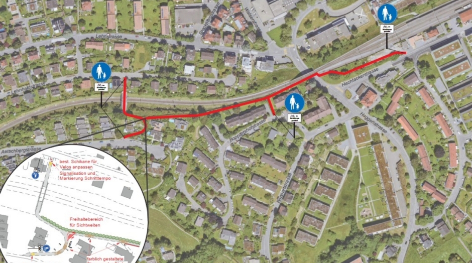 Situationsplan Aetschbergweg